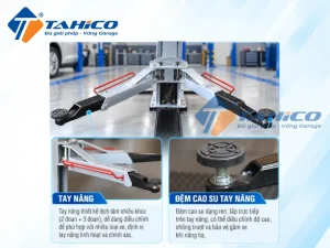 Cầu nâng 2 trụ cáp dưới Hauvrex HTL2440B 8 Hình ảnh các chi tiết sản phẩm Cầu nâng 2 trụ cáp dưới Hauvrex HTL2440B.
