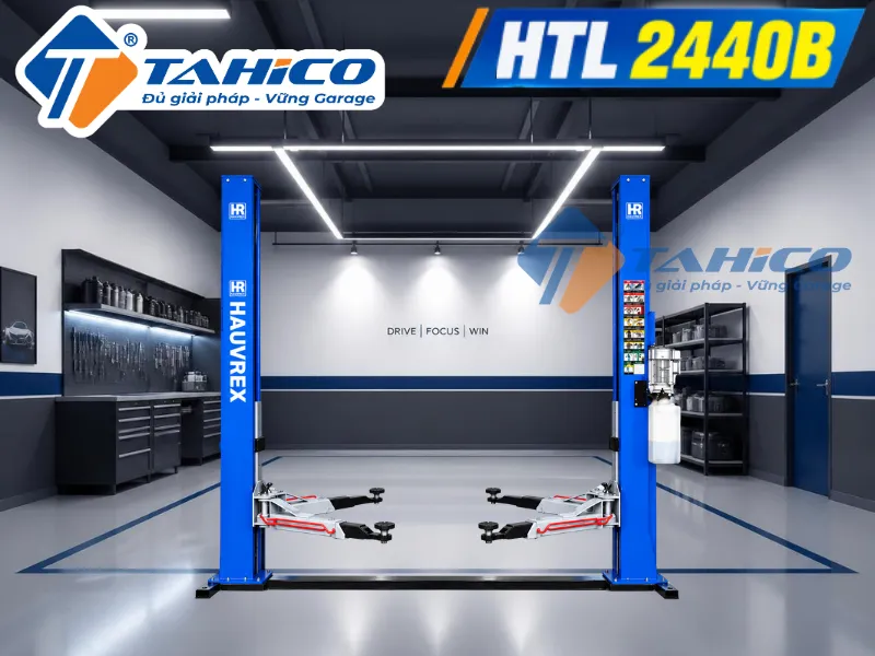 Cầu nâng 2 trụ cáp dưới Hauvrex HTL2440B 15 Hình ảnh sản phẩm Cầu nâng 2 trụ cáp dưới Hauvrex HTL2440B.