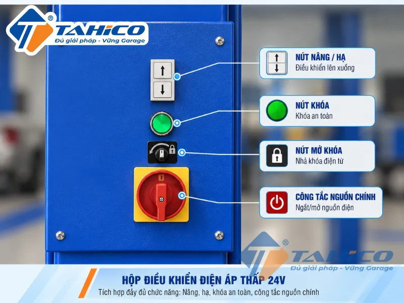 Cầu nâng 2 trụ cáp dưới Hauvrex HTL2440C 17 Hình ảnh các chi tiết sản phẩm Cầu nâng 2 trụ cáp dưới Hauvrex HTL2440C.