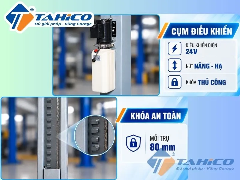 Cầu nâng 2 trụ cáp trên Hauvrex HTL3140 14 Hình ảnh chi tiết sản phẩm Cầu nâng 2 trụ cáp trên Hauvrex HTL3140.