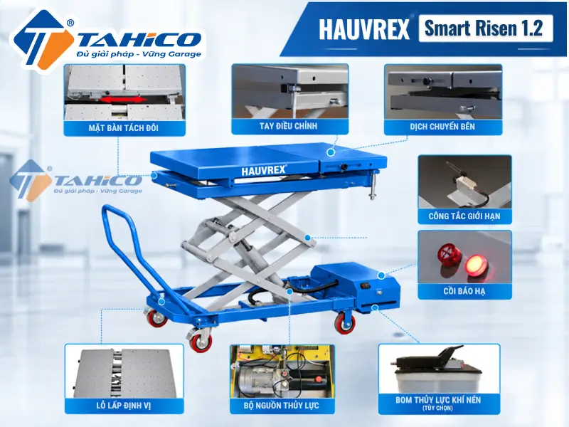 Cầu nâng di động Hauvrex Smart Risen 1.2 19 Cầu nâng di động Hauvrex Smart Risen 1.2