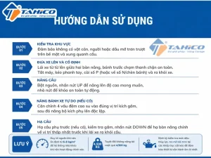 Cầu nâng cắt kéo Hauvrex HXL6945P/HXL6945W/HXL6945WX 12 Hướng dẫn sử dụng sản phẩm Cầu nâng cắt kéo Hauvrex HXL6945P/HXL6945W/HXL6945WX.