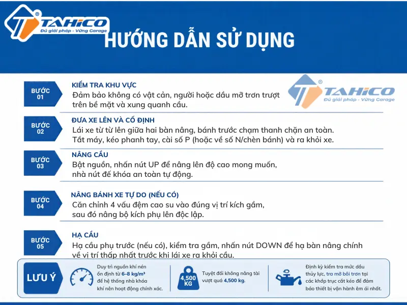 Cầu nâng cắt kéo Hauvrex HXL6945P/HXL6945W/HXL6945WX 41 Hướng dẫn sử dụng sản phẩm Cầu nâng cắt kéo Hauvrex HXL6945P/HXL6945W/HXL6945WX.