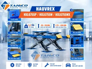 Cầu nâng cắt kéo Hauvrex HXL6755P/HXL6755W/HXL6755WX 8 Cầu nâng Hauvrex HXL6755P / HXL6755W / HXL6755WX