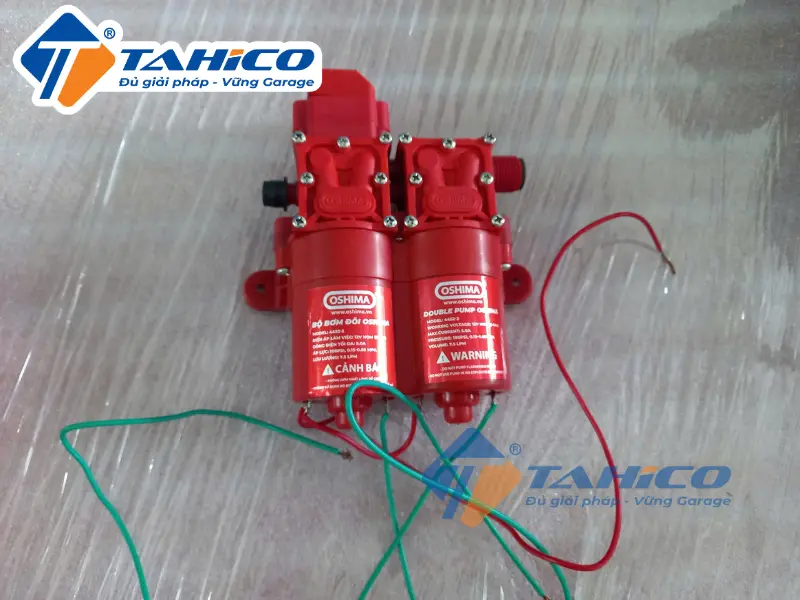 Bộ bơm đơn và bộ bơm đôi Oshima cho bình xịt điện 3 Bộ bơm đơn và bộ bơm đôi Oshima cho bình xịt điện - Ảnh 3