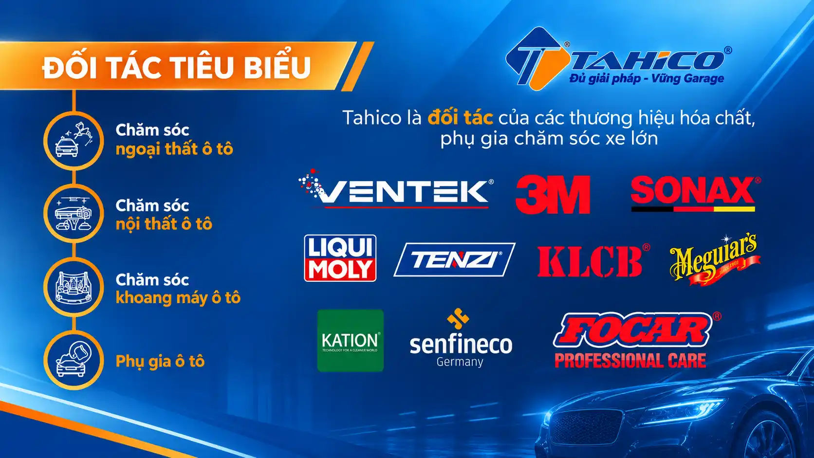 đối tác tiêu biểu của tahico